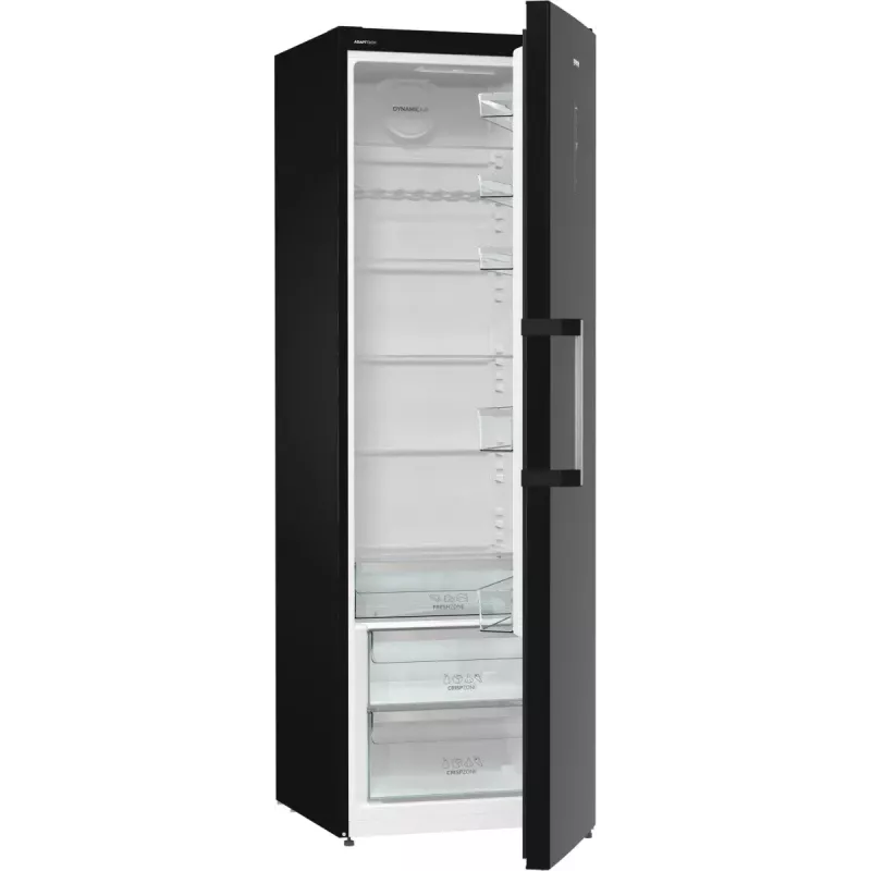 Gorenje R619EABK6 voľne stojaca chladnička, 398 l, LED displej, energetická trieda E, čierna