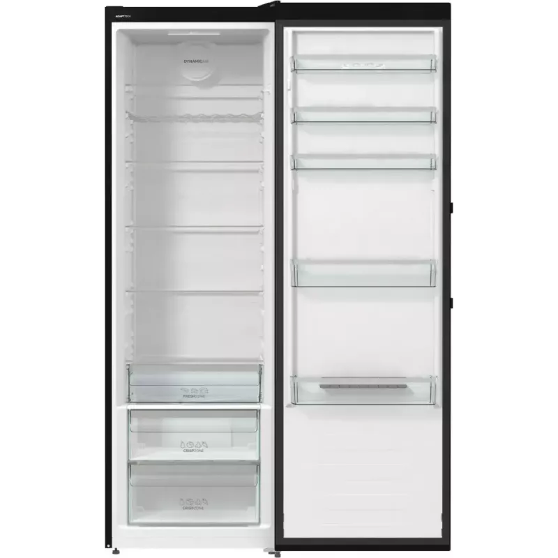 Gorenje R619EABK6 voľne stojaca chladnička, 398 l, LED displej, energetická trieda E, čierna
