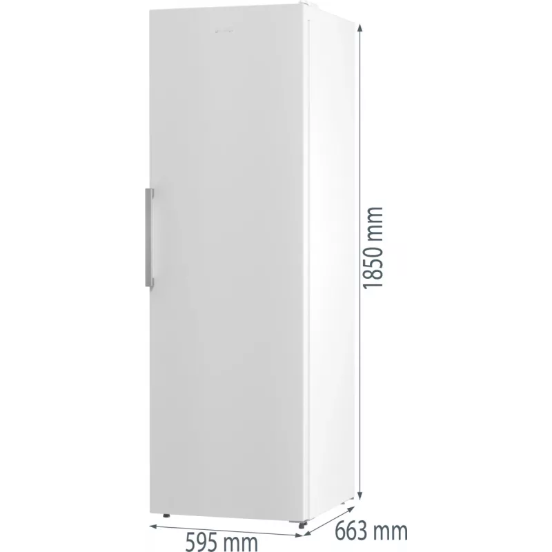 Gorenje FN619EEW5 mraznička, 280 l, No Frost, invertorový kompresor, LED osvetlenie, energetická trieda E, biela