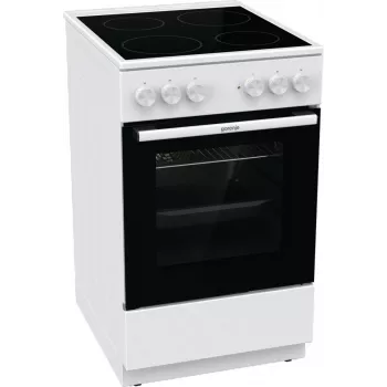 Gorenje GEC5A41WG voľne stojaci sporák elektrický sklokeramická varná doska biela