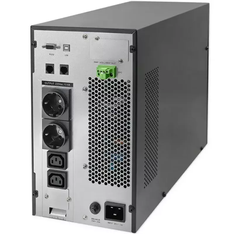 Neprerušiteľný zdroj napájania QOLTEC 52282 3kVA Line-Interactive s LCD displejom