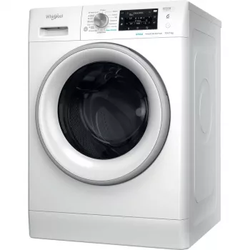 Whirlpool FFWDD 1076258 SV EE práčka so sušičkou voľne stojaca predné plnenie biela