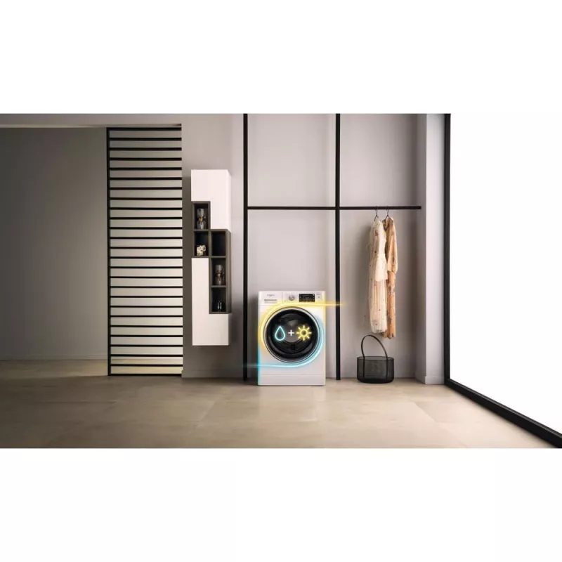 Whirlpool FFWDD 1076258 SV EE práčka so sušičkou voľne stojaca predné plnenie biela