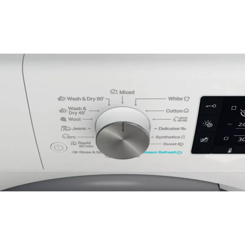 Whirlpool FFWDD 1076258 SV EE práčka so sušičkou voľne stojaca predné plnenie biela