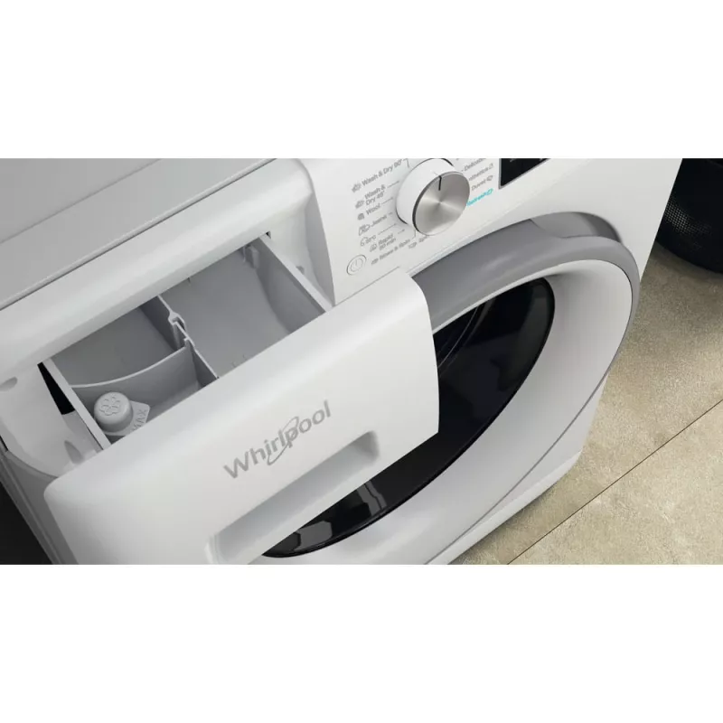 Whirlpool FFWDD 1076258 SV EE práčka so sušičkou voľne stojaca predné plnenie biela