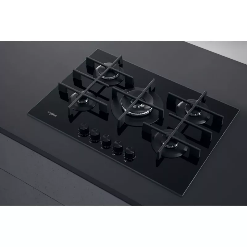 Whirlpool AKWL 728/NB čierna vstavaná 75 cm plynová 5 zón