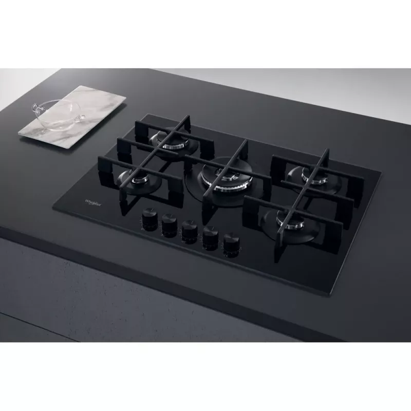 Whirlpool AKWL 728/NB čierna vstavaná 75 cm plynová 5 zón