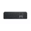 Bezdrôtová full-size klávesnica Logitech Master MX Keys S — Bluetooth, QWERTY, nožnicové spínače, LED podsvietenie, grafitová