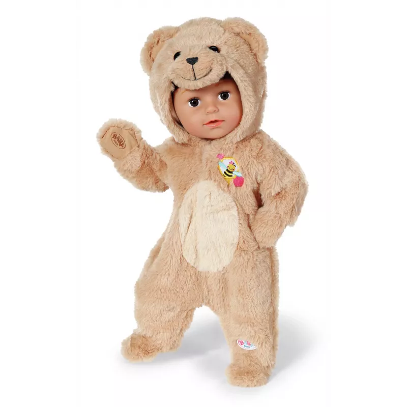 BABY born Bear Suit 43cm bábika kombinéza