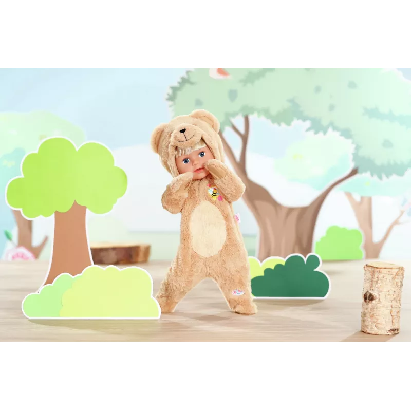 BABY born Bear Suit 43cm bábika kombinéza