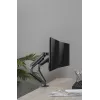 GEMBIRD nastaviteľný držiak na dva monitory na stôl, Space Grey