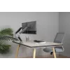 GEMBIRD nastaviteľný držiak na dva monitory na stôl, Space Grey