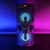 Prenosný stereo reproduktor SQUEAK SQ1004 Harmony BT 5.0, 40W RMS, Bluetooth 5.0, FM, LED, 8h batéria, čierna