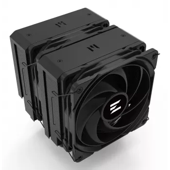 CPU chladič ZALMAN CNPS14X Duo čierna, dvojventilátorové 120 mm chladiace riešenie