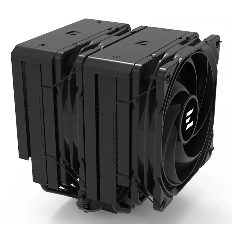 CPU chladič ZALMAN CNPS14X Duo čierny, dvojventilátorové 120 mm chladiace riešenie