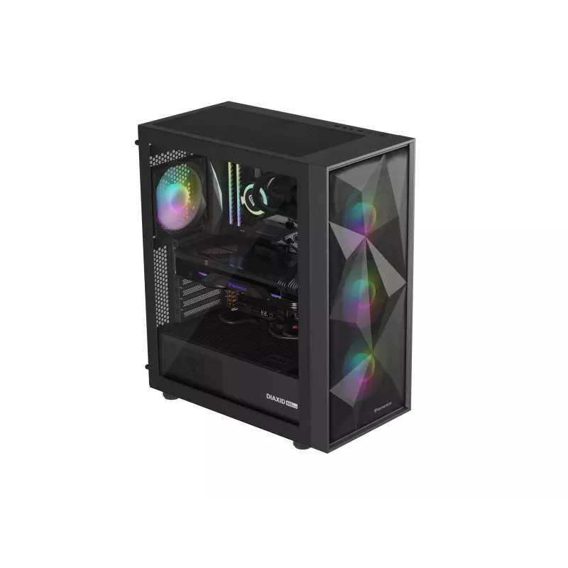 GENESIS Diaxid 605 ARGB Midi Tower čierna