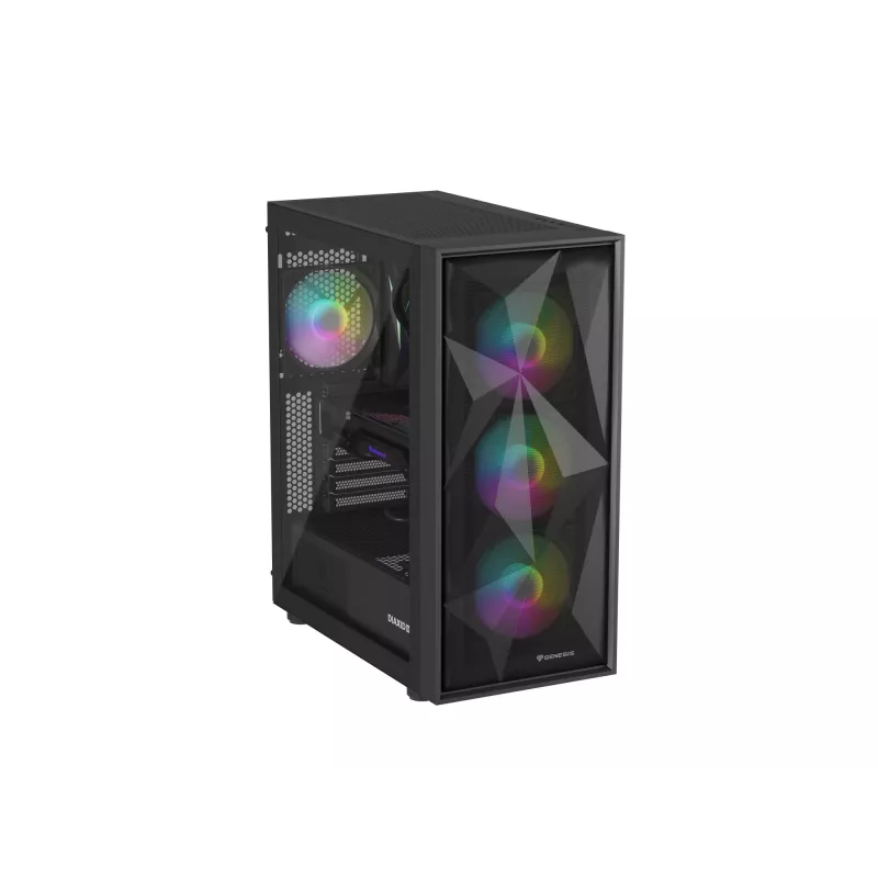 GENESIS Diaxid 605 ARGB Midi Tower čierna