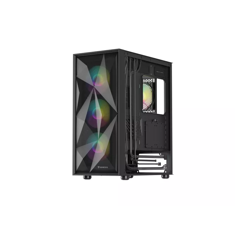 GENESIS Diaxid 605 ARGB Midi Tower čierna