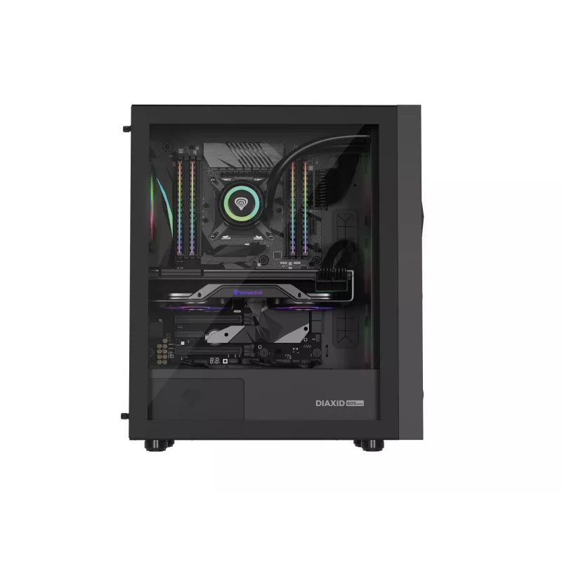GENESIS Diaxid 605 ARGB Midi Tower čierna