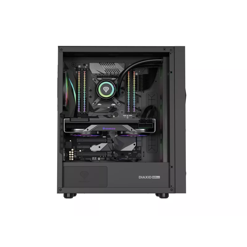 GENESIS Diaxid 605 ARGB Midi Tower čierna