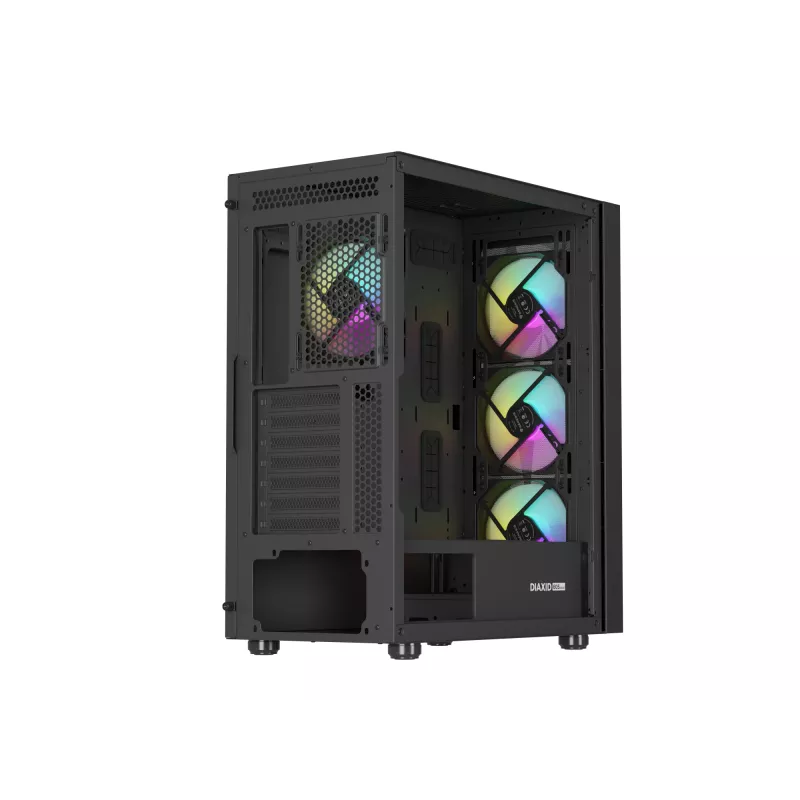 GENESIS Diaxid 605 ARGB Midi Tower čierna