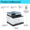 HP Color LaserJet Pro MFP 3302fdn, laser, farebná tlač, 600 x 600 DPI, A4, priama tlač, modrá