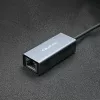 Qoltec 50352 RJ-45 rozhranie karta USB Type-C konektor samica sivá