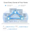 TP-Link AXE5400 Whole Home Mesh Wi-Fi 6E systém (tri-band), biela, DECO XE75 PRO (3-PACK)