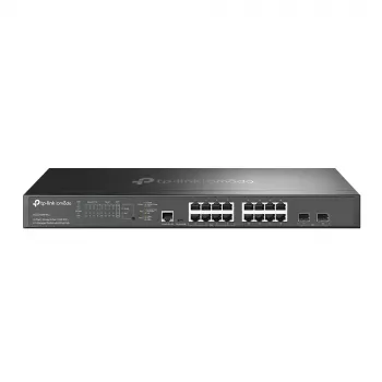 TP-Link Omada 16-portový 2.5G a 2-portový 10GE SFP+ L2+ managed switch s 8-portovým PoE+