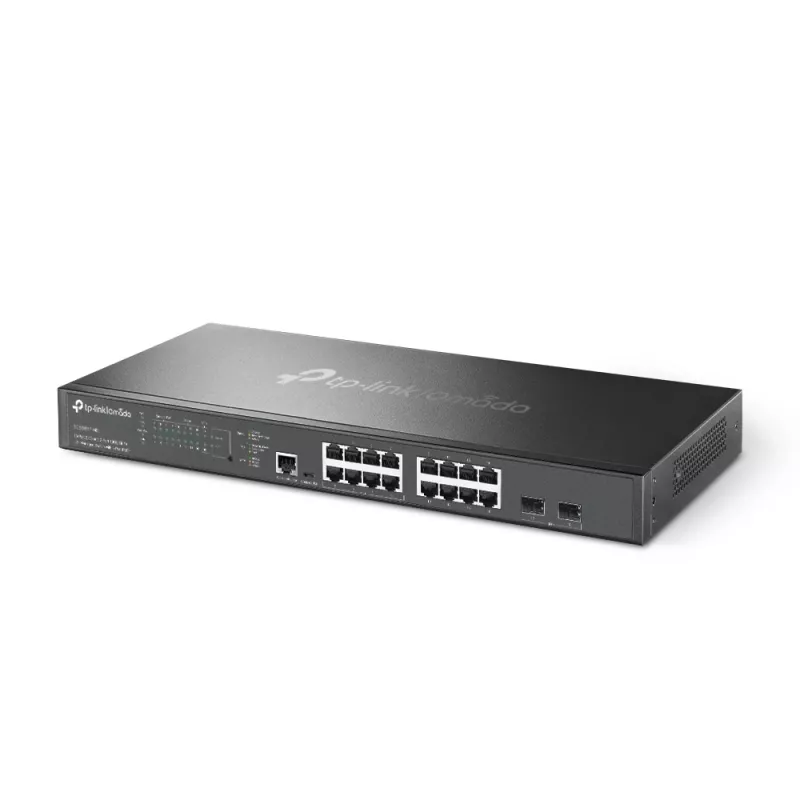 TP-Link Omada 16-portový 2.5G a 2-portový 10GE SFP+ L2+ managed switch s 8-portovým PoE+
