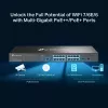 TP-Link Omada 16-portový 2.5G a 2-portový 10GE SFP+ L2+ managed switch s 8-portovým PoE+