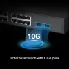 TP-Link Omada 16-portový 2.5G a 2-portový 10GE SFP+ L2+ managed switch s 8-portovým PoE+