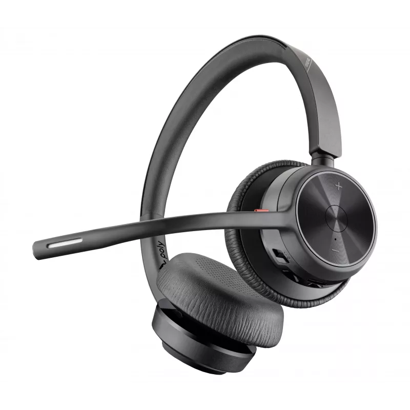 HP Poly Voyager 4320 USB-C headset +BT700 dongle +nabíjacia stanica
