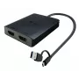 Video adaptér i-tec CADUAL4KHDMI USB-A/USB-C Dual 4K/60 Hz HDMI, 2x HDMI samica, 0,27 m, 3840 x 2160, čierny