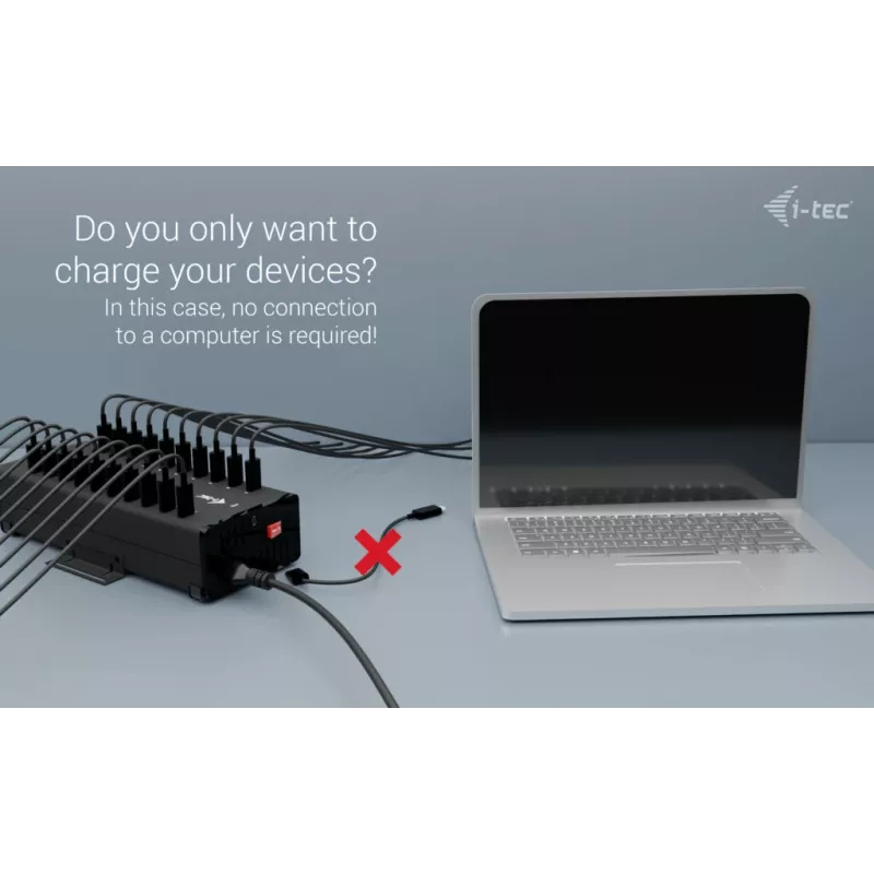 i-tec USB-C/USB-A Metal Charging + data HUB, 15W pre pripojenie, 20x USB-C