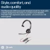 HP Poly Blackwire 3310 monaurálny Microsoft Teams certifikovaný USB-C headset + USB-C/A adaptér