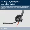 HP Poly Blackwire 3310 monaurálny Microsoft Teams certifikovaný USB-C headset + USB-C/A adaptér