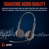 HP Poly Blackwire 3225 stereo USB-C headset +3,5 mm jack konektor +USB-C/A adaptér