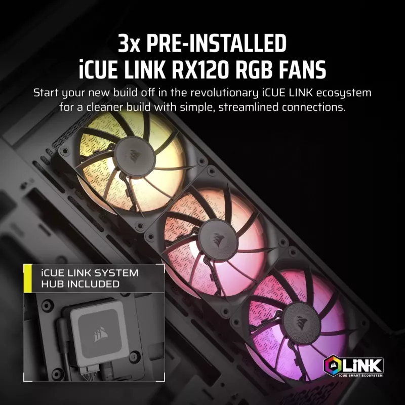 CORSAIR PC skriňa - iCUE LINK 3500X RGB Mid-Tower