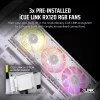 CORSAIR PC skriňa - Icue Link 3500x RGB Mid-tower - biela