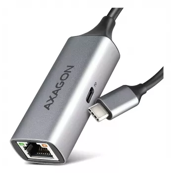 Axagon ADE-TXPD USB-C Gigabit Ethernet adaptér s PD 100W