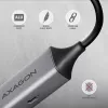 Axagon ADE-TXPD USB-C Gigabit Ethernet adaptér s PD 100W