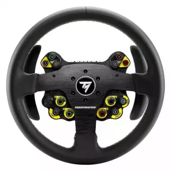 Thrustmaster Evo Racing 32R Leather čierny, žltý volant PC, PlayStation 4, PlayStation 5, Xbox, Xbox One