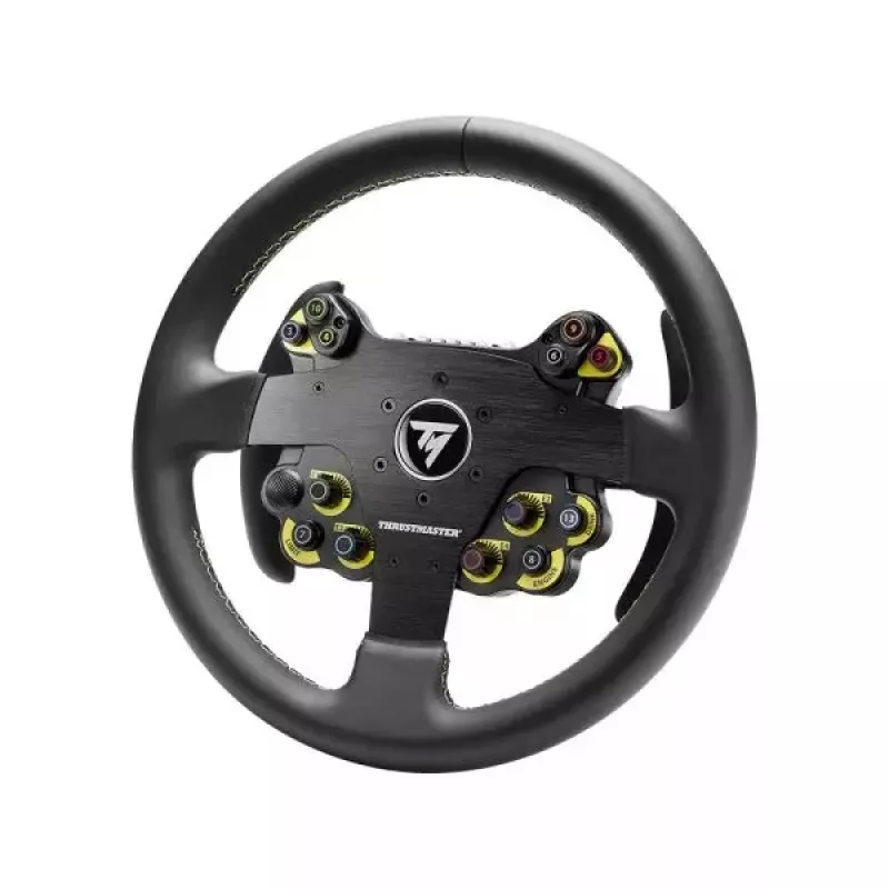 Thrustmaster Evo Racing 32R Leather čierny, žltý volant PC, PlayStation 4, PlayStation 5, Xbox, Xbox One