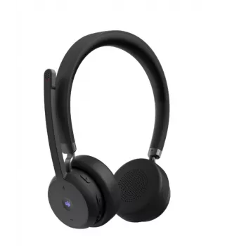 Lenovo bezdrôtový VoIP headset s hlavovým mostom Office/Call-Center Bluetooth čierny
