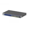 NETGEAR 28-portový PoE Gigabit/10G stackovateľný smart switch (GS728TXP)