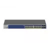 NETGEAR 28-portový PoE Gigabit/10G stackovateľný smart switch (GS728TXP)