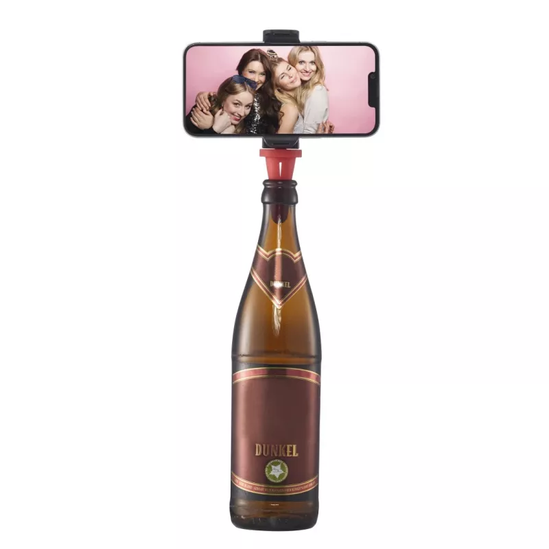 Hama Bottle Pod Fun pasívny držiak mobilný telefón/smartfón čierny, červený