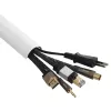 Hama 00220988 organizér káblov univerzálny káblový kanál biely 1 ks