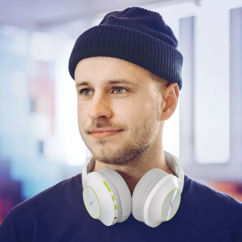 Hama Spirit Calypso II headset bezdrôtový cez hlavu hovory/hudba Bluetooth zelená, sivá, biela